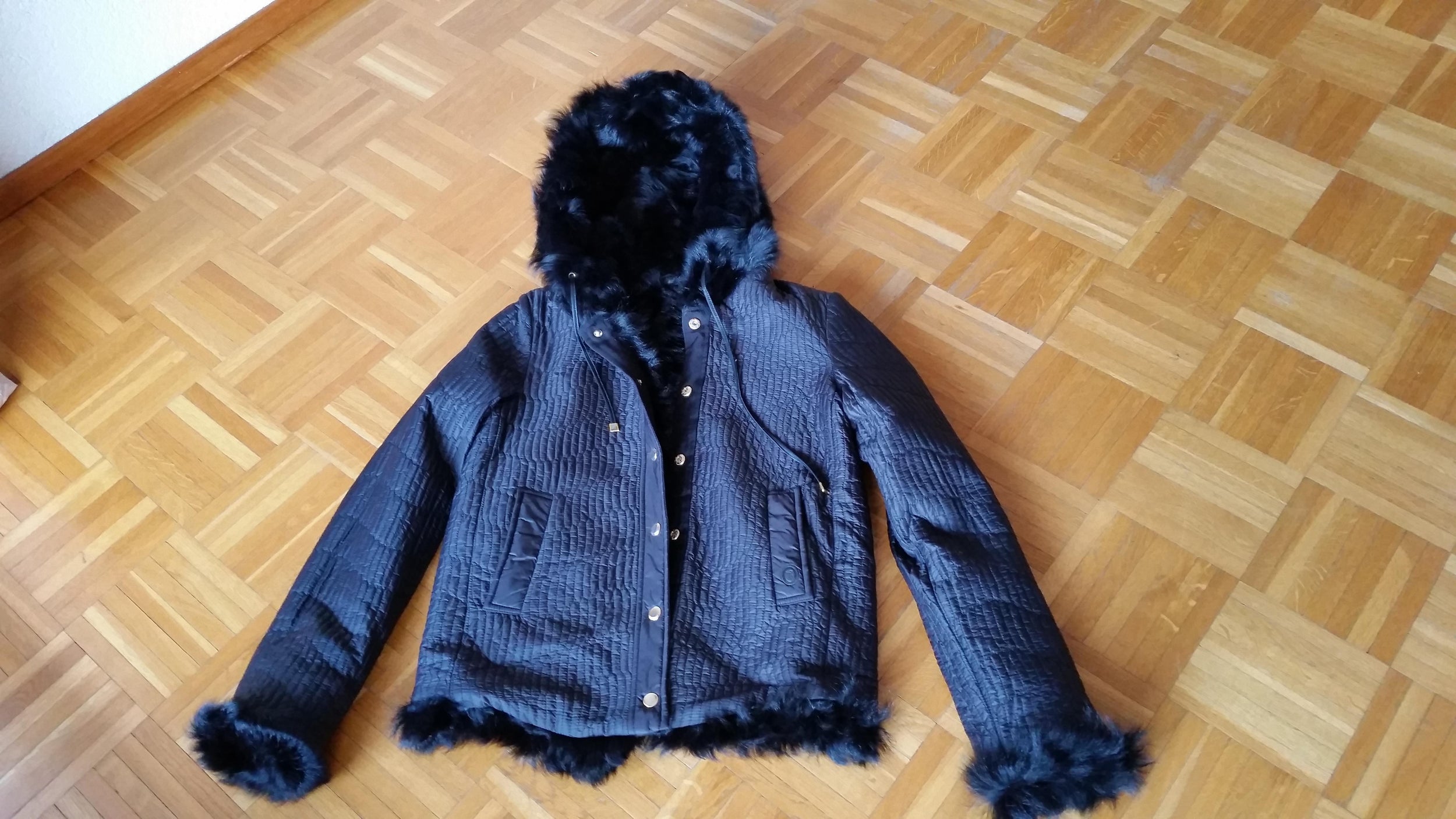 Trussardi Reversible Goat Fur Jacket