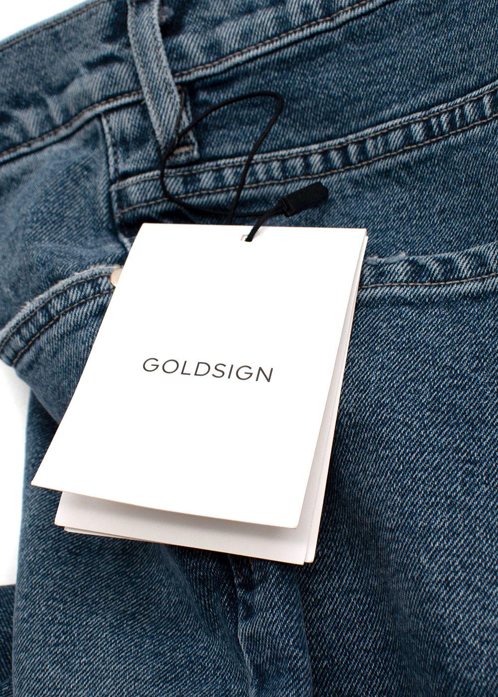 Mid-wash denim Morgan straight leg jeans