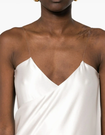 Magda Butrym Silk Crepe Maxi Dress
