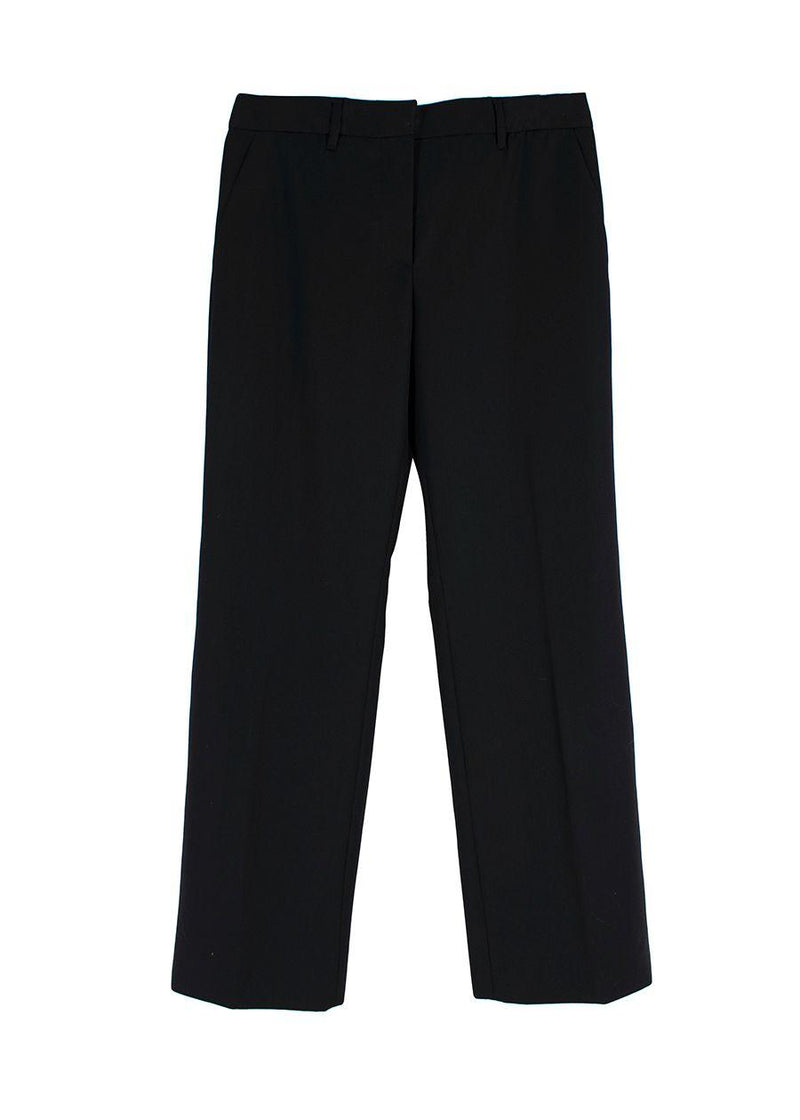 Black Straight Leg Trousers