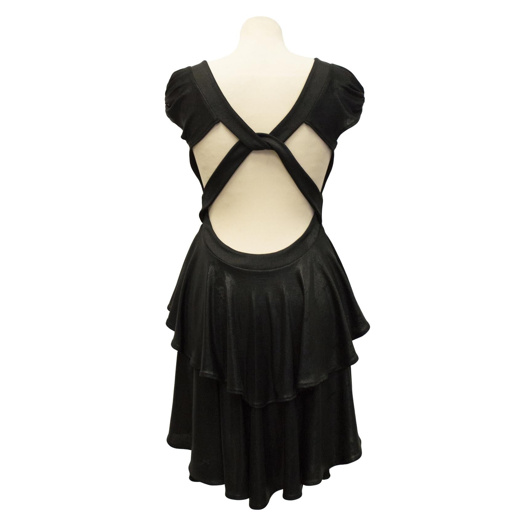 Jasmine Di Milo Black Halter Neck Dress