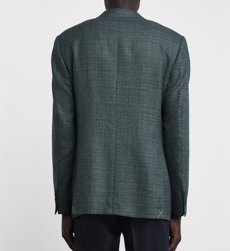 Canali Grey Wool Blazer