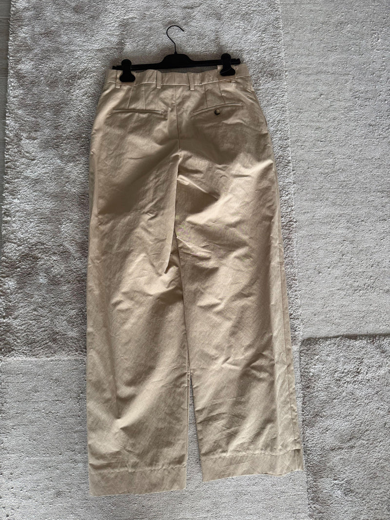 Wardrobe NYC Khaki Wide Chino Pants