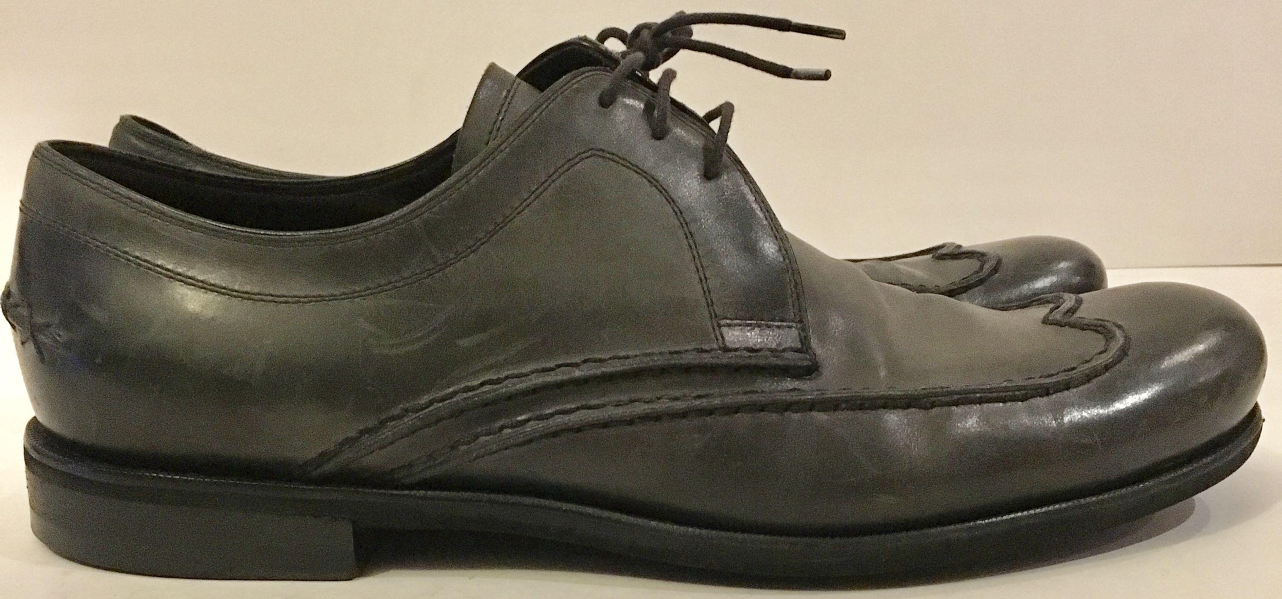 Bottega Veneta  black mens brogues