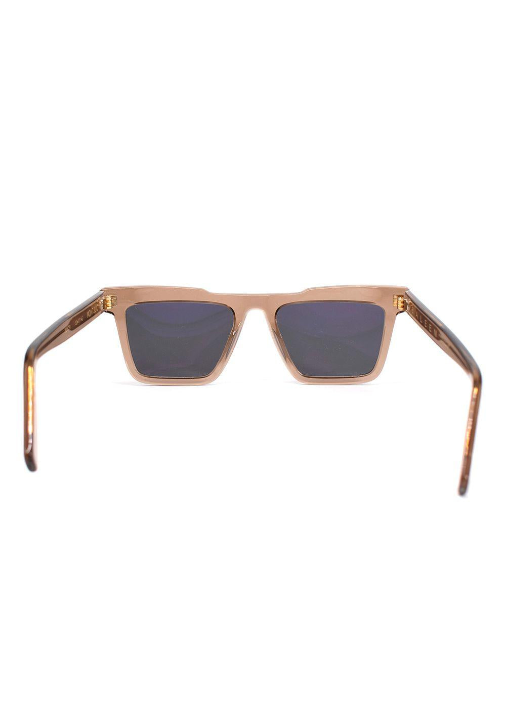 Baleen Montjuic Coffee Square Frame Sunglasses