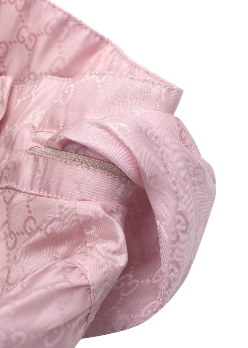 Gucci Kids Pink Monogram Windbreaker