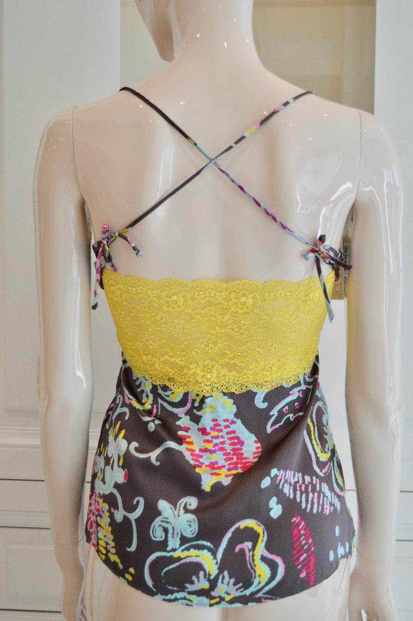Ungaro Silk Rose Camisole Top