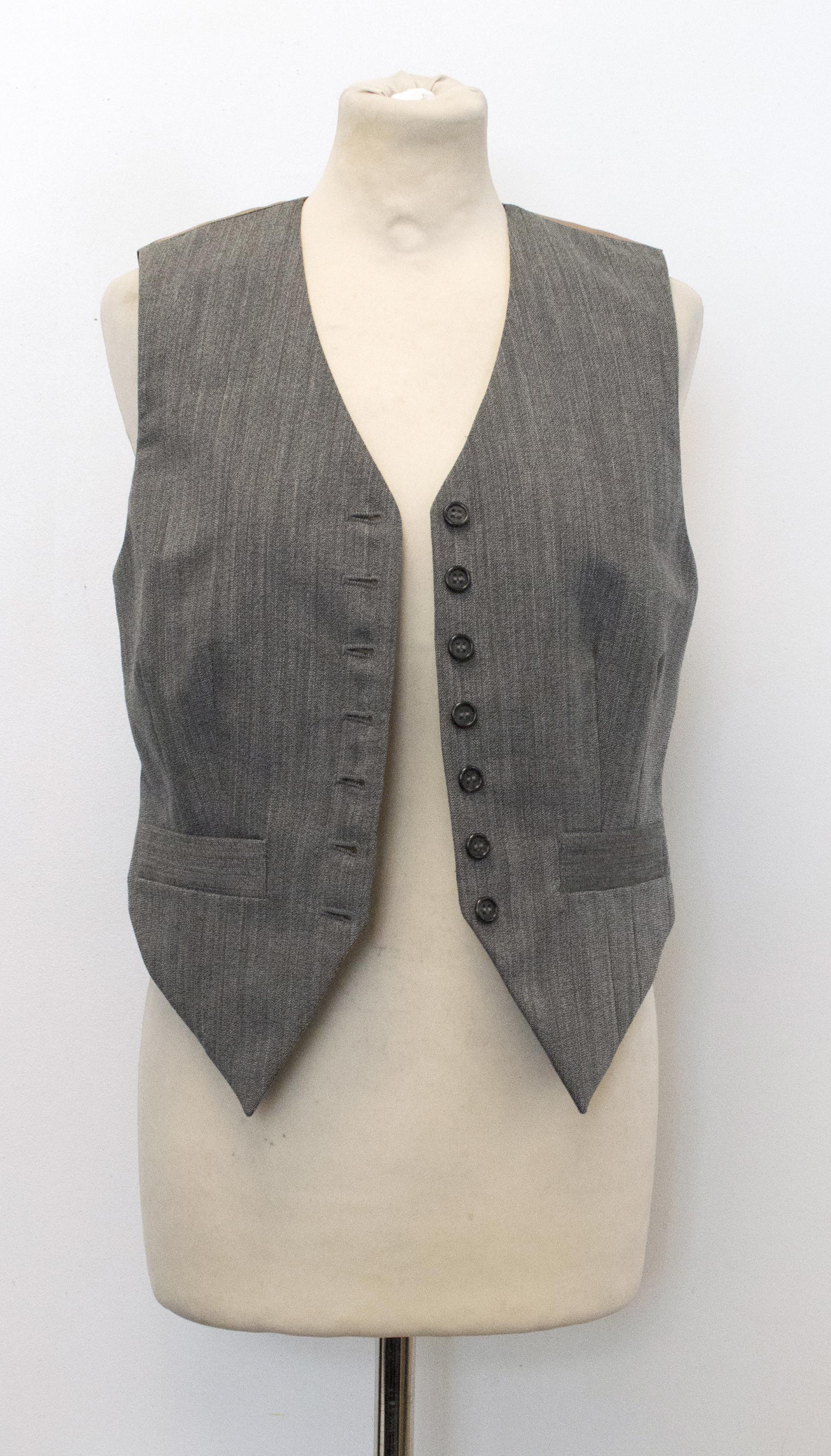 J Peterman Company Wool Blend Waistcoat