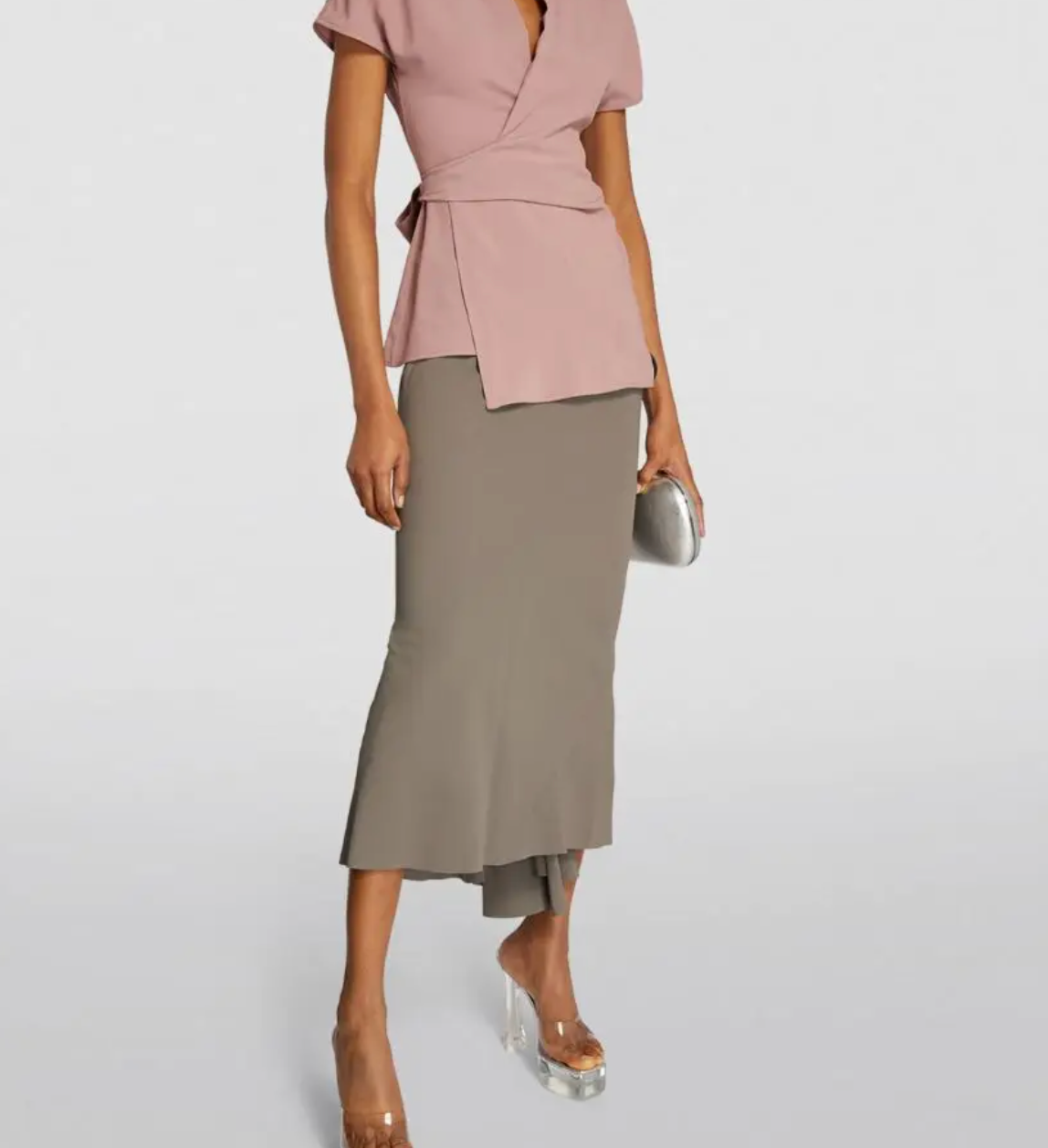 Rick Owens  Lido Midi Bias Skirt -