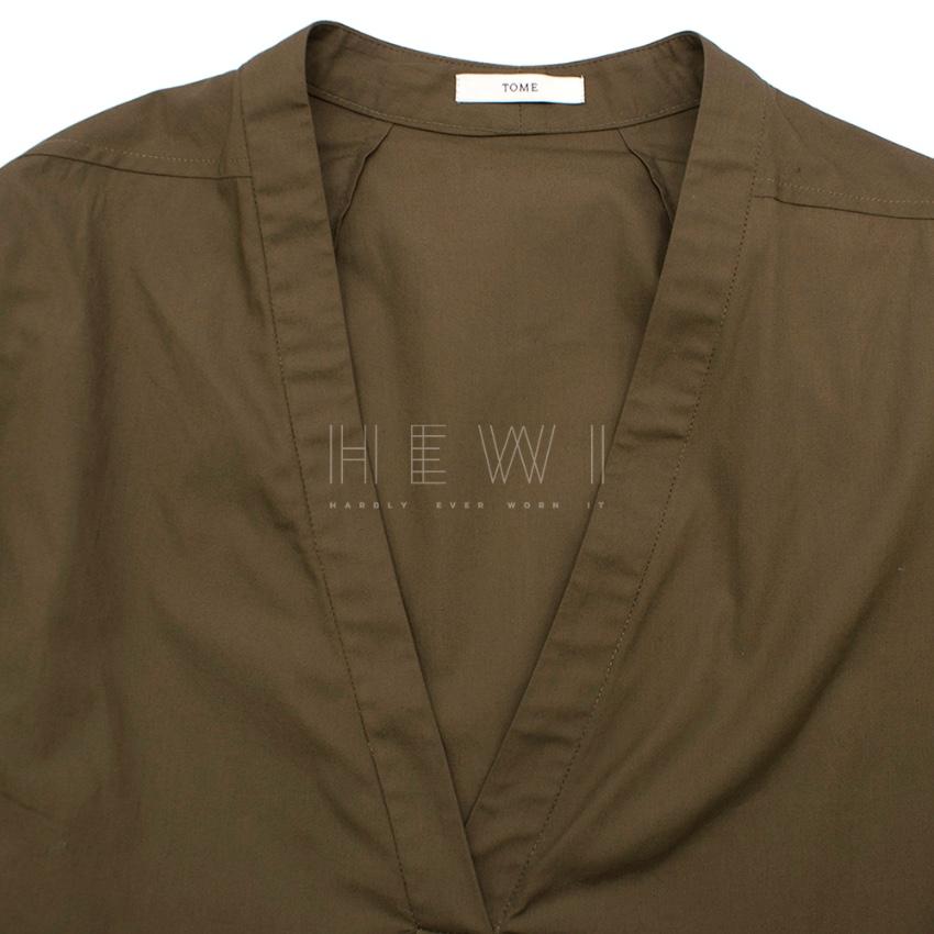 Tome Poplin V-Neck Tunic