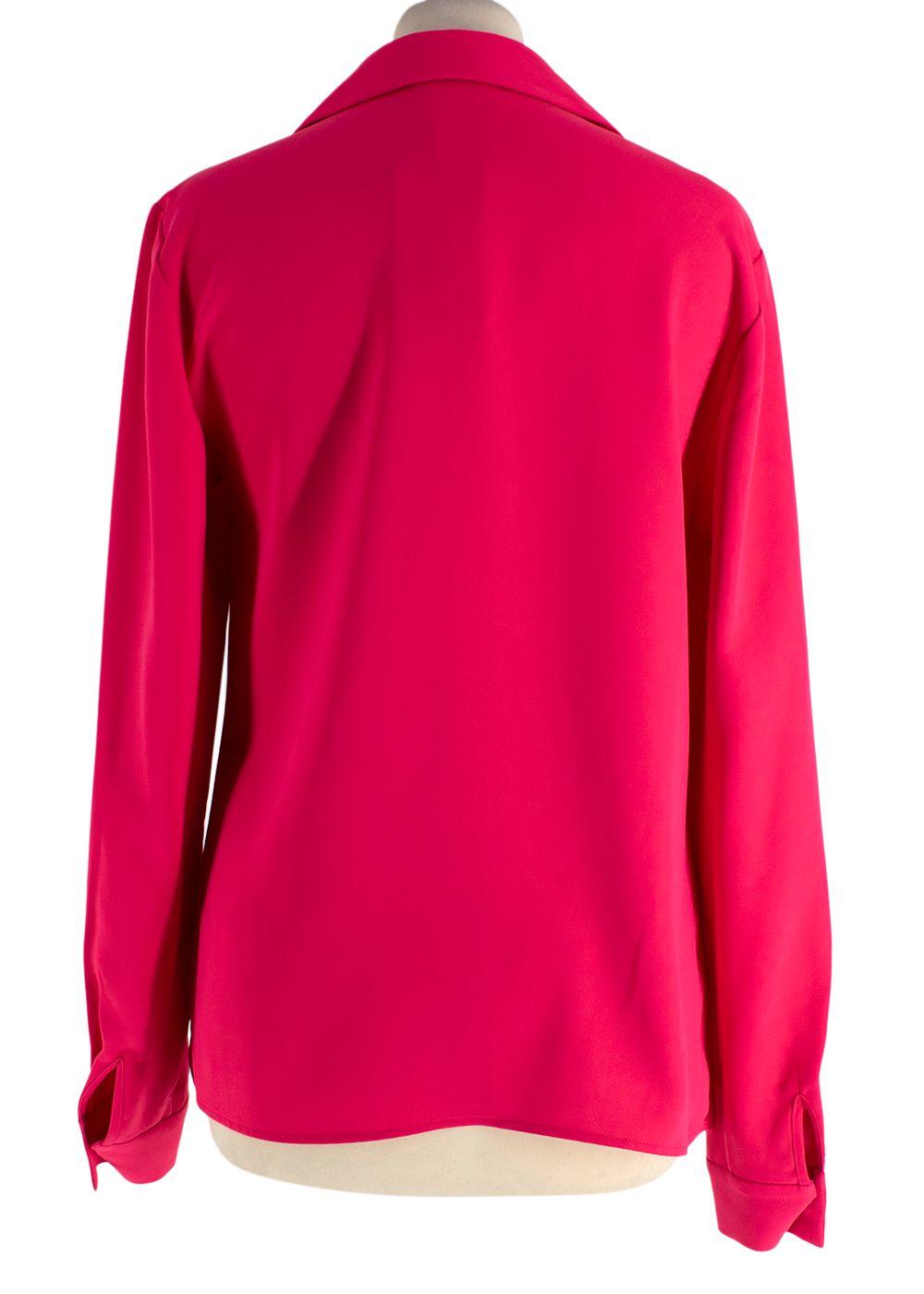 Alexis Cerise Cire Long Sleeve Top