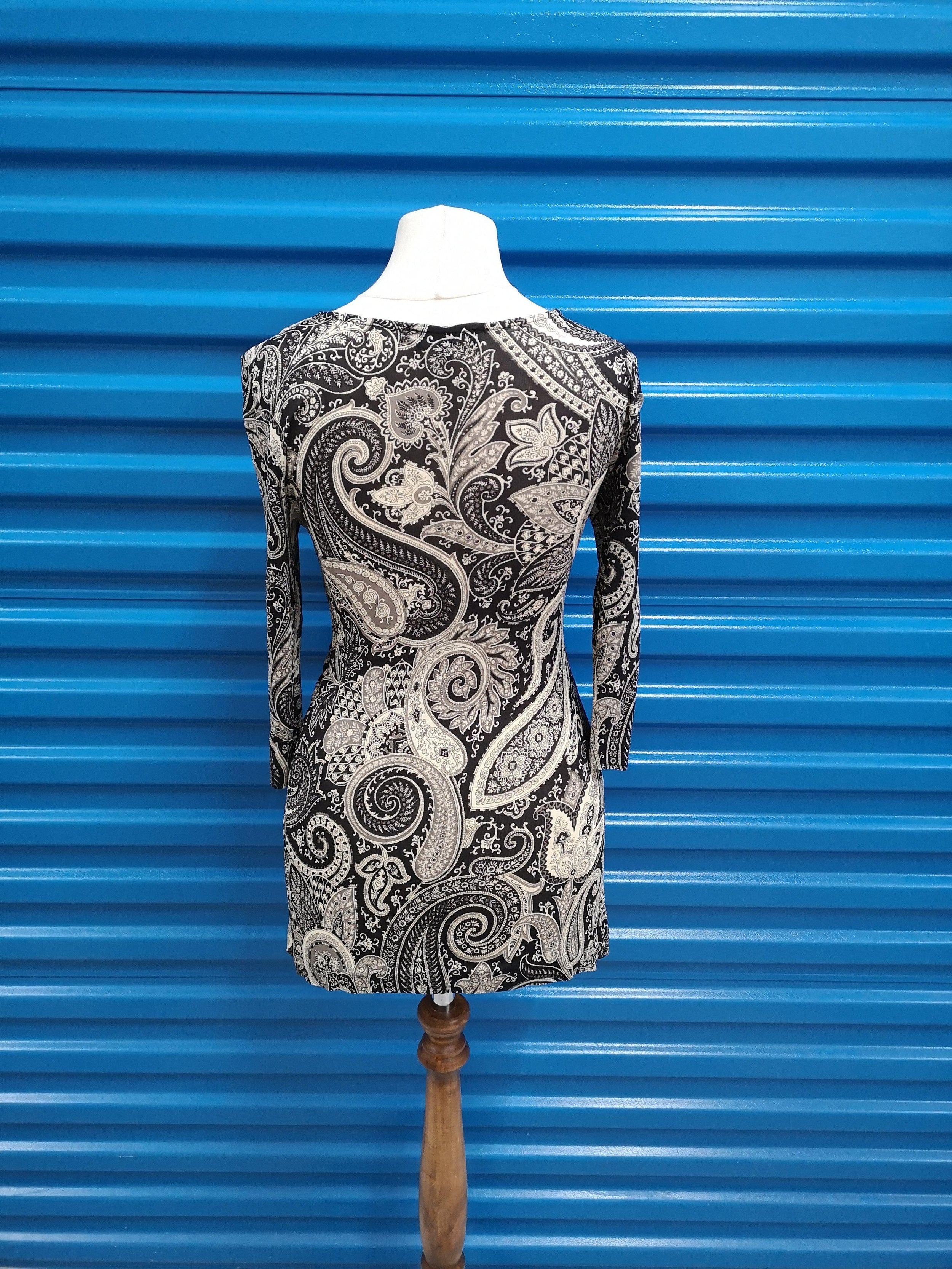 Etro paisley-print ruched-waist dress