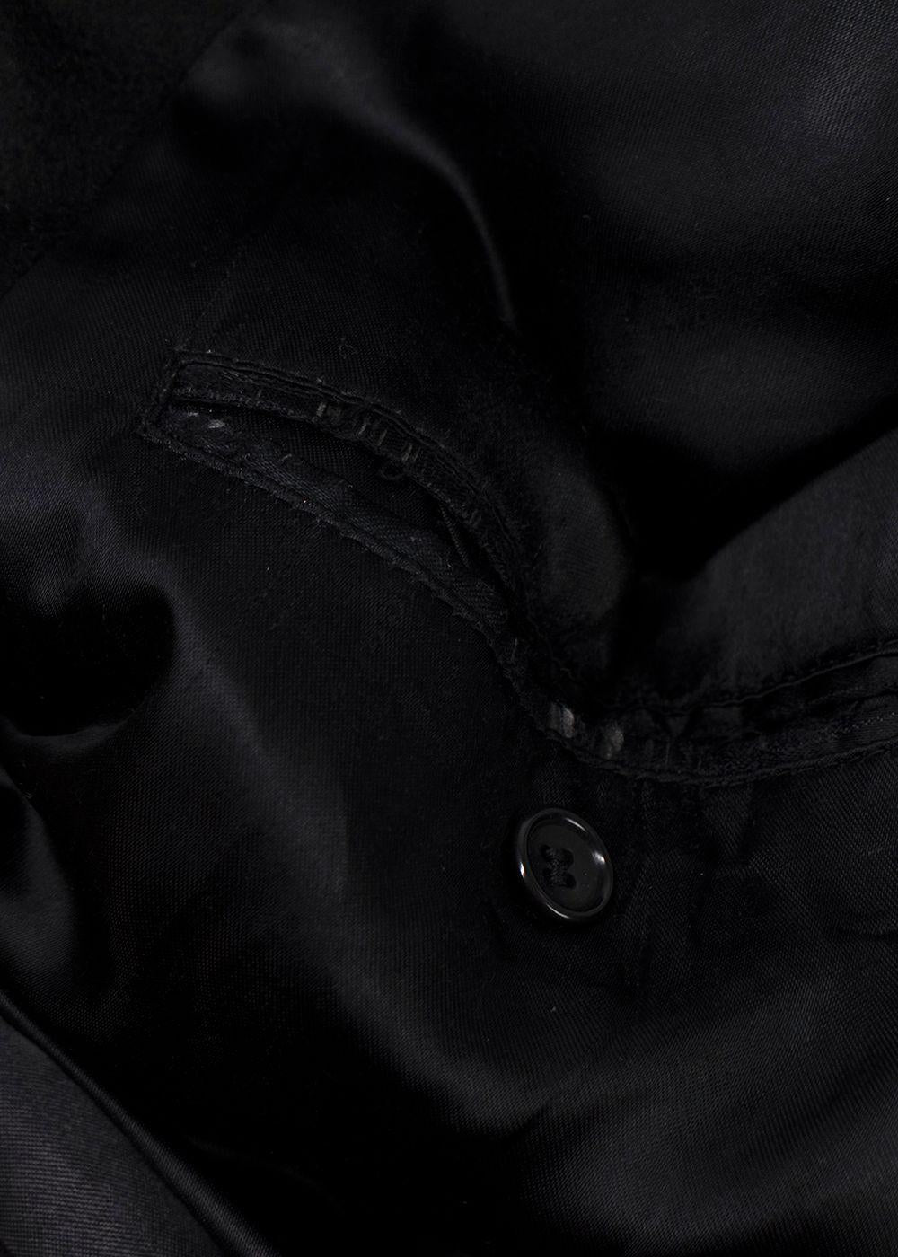 Torrente Black Wool Longline Coat