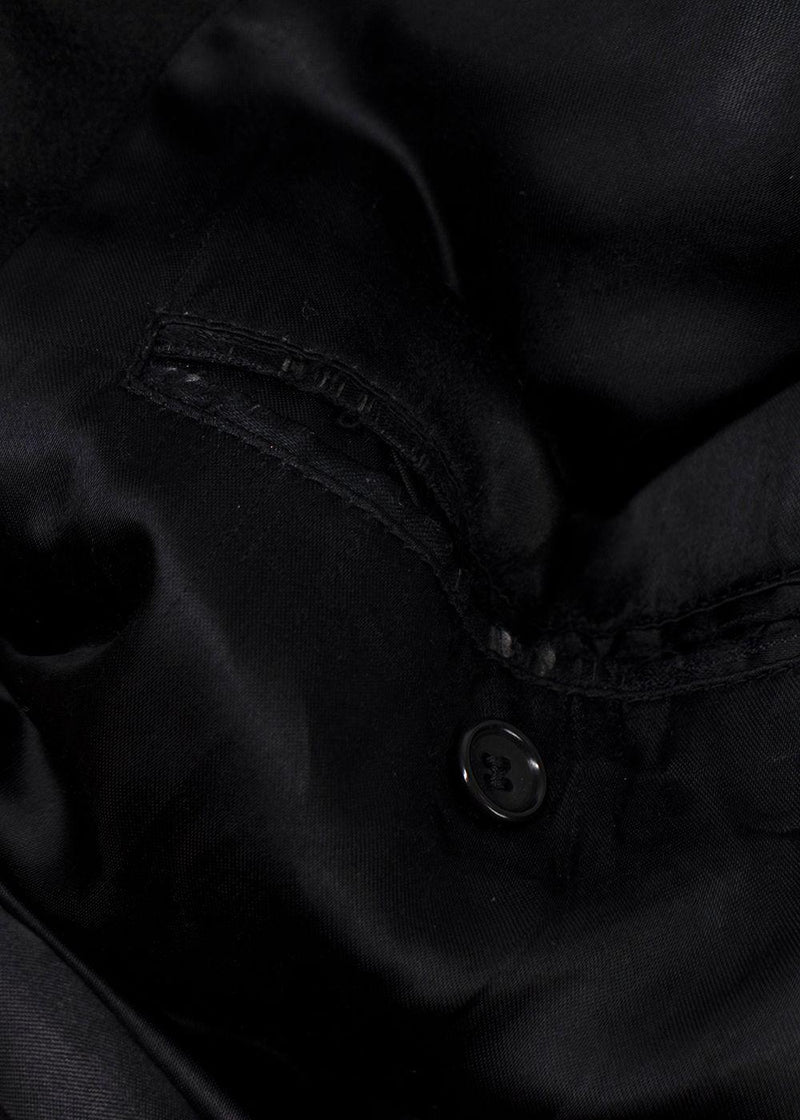 Torrente Black Wool Longline Coat