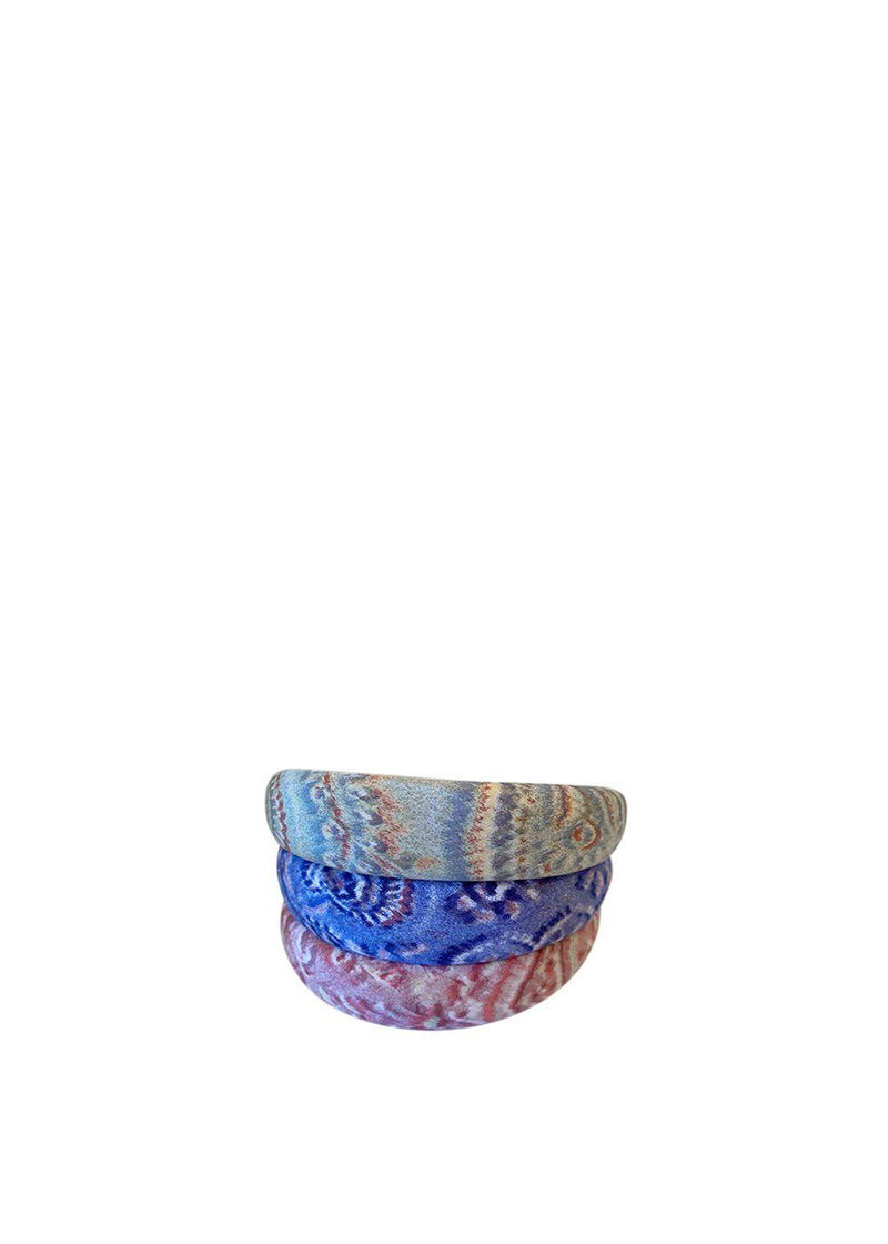 Multicolour Fabric-Covered Padded Headbands