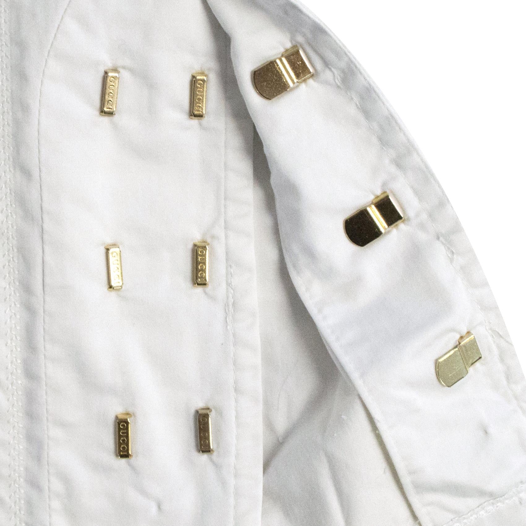 Gucci White Trousers