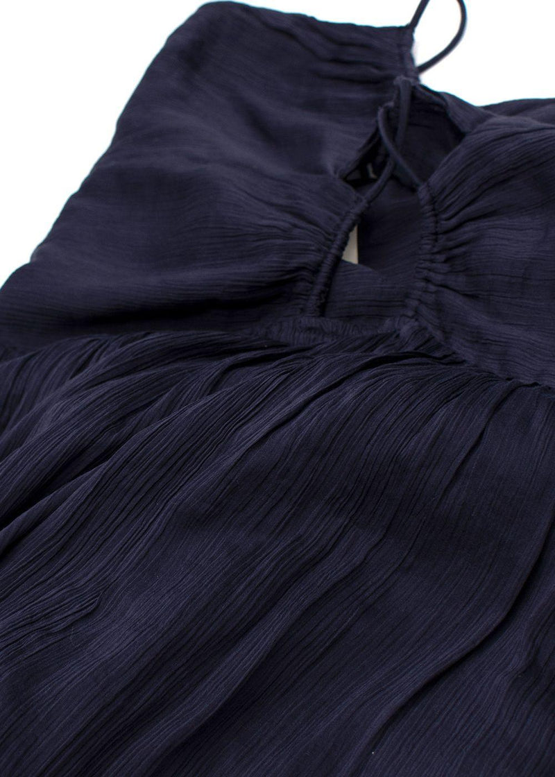 Isabel Marant Navy Birona Halterneck Dress