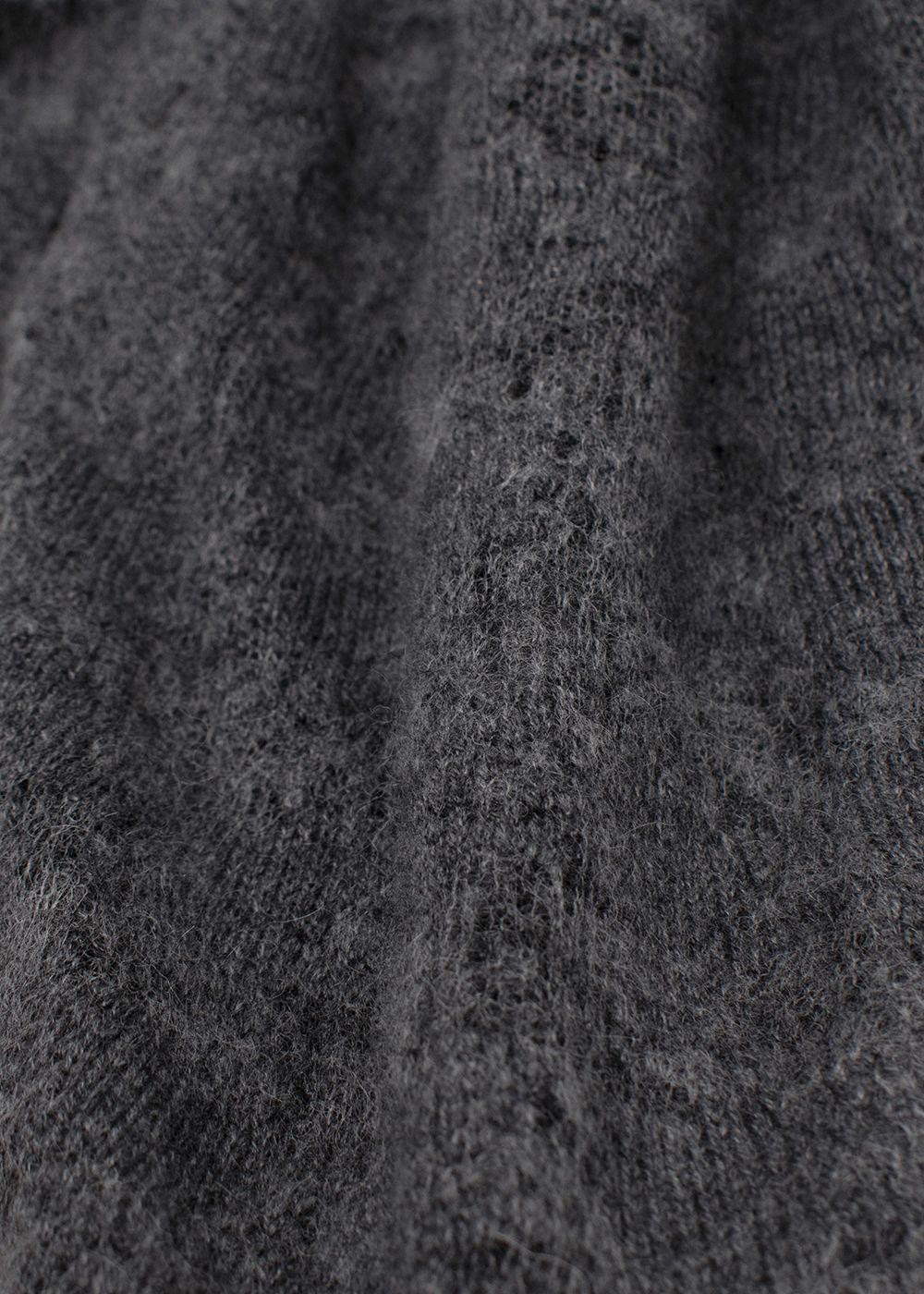 Christian Dior Cashmere/Alpaca Grey Knit Jumper