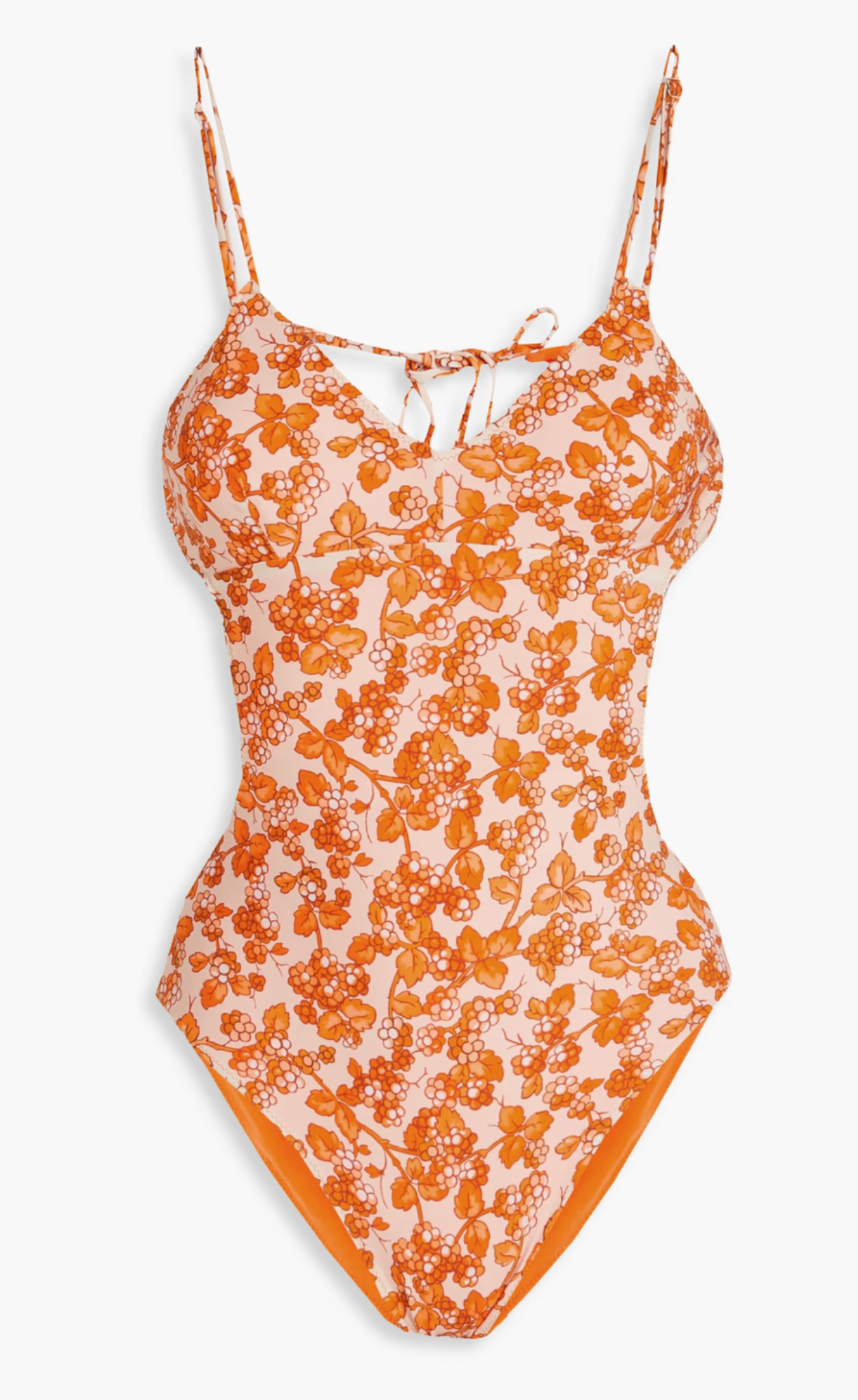 Etro Cutout Floral-print Swimsuit