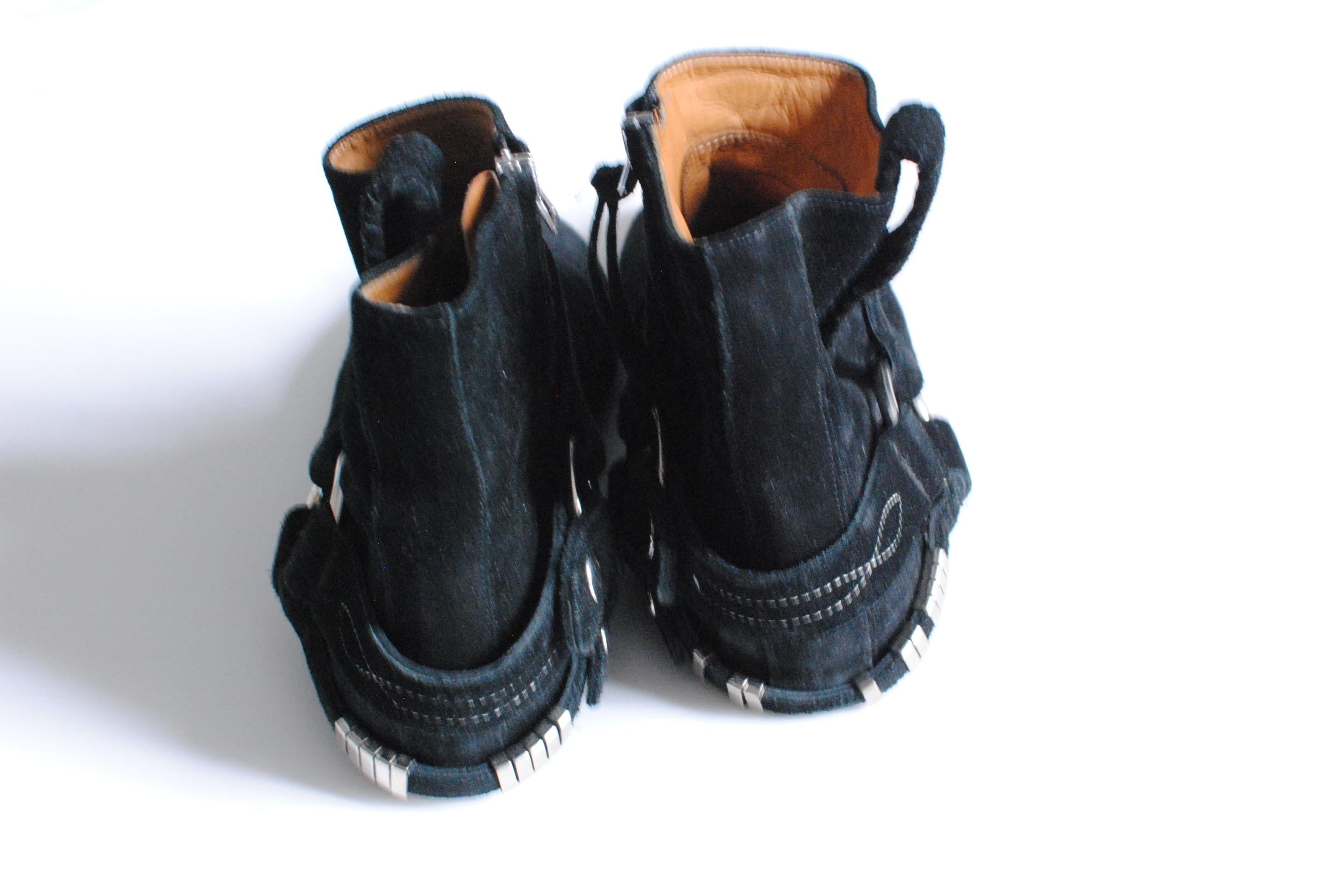 Isabel Marant Black Suede Gaucho Boots