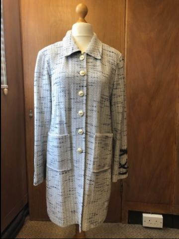 St John Tweed Wool Coat