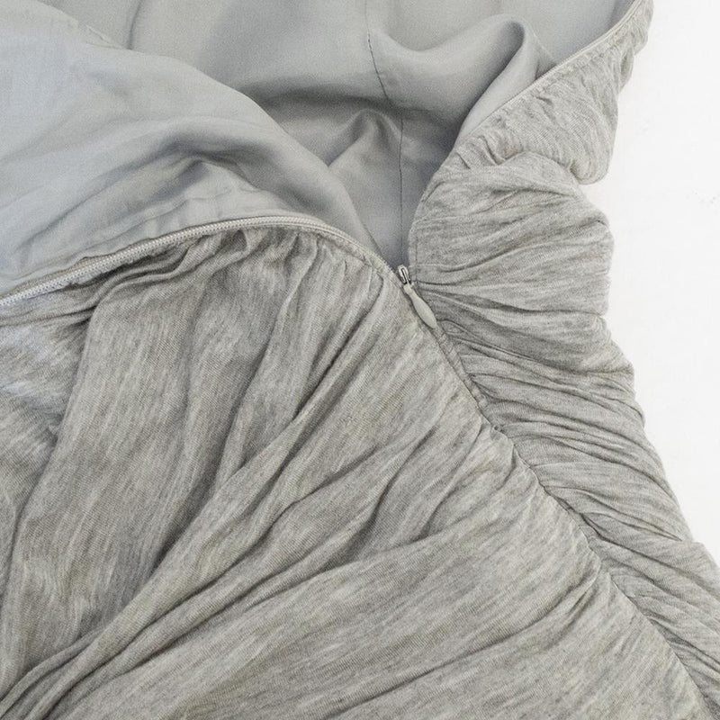 Camila and Marc Grey Strapless dress