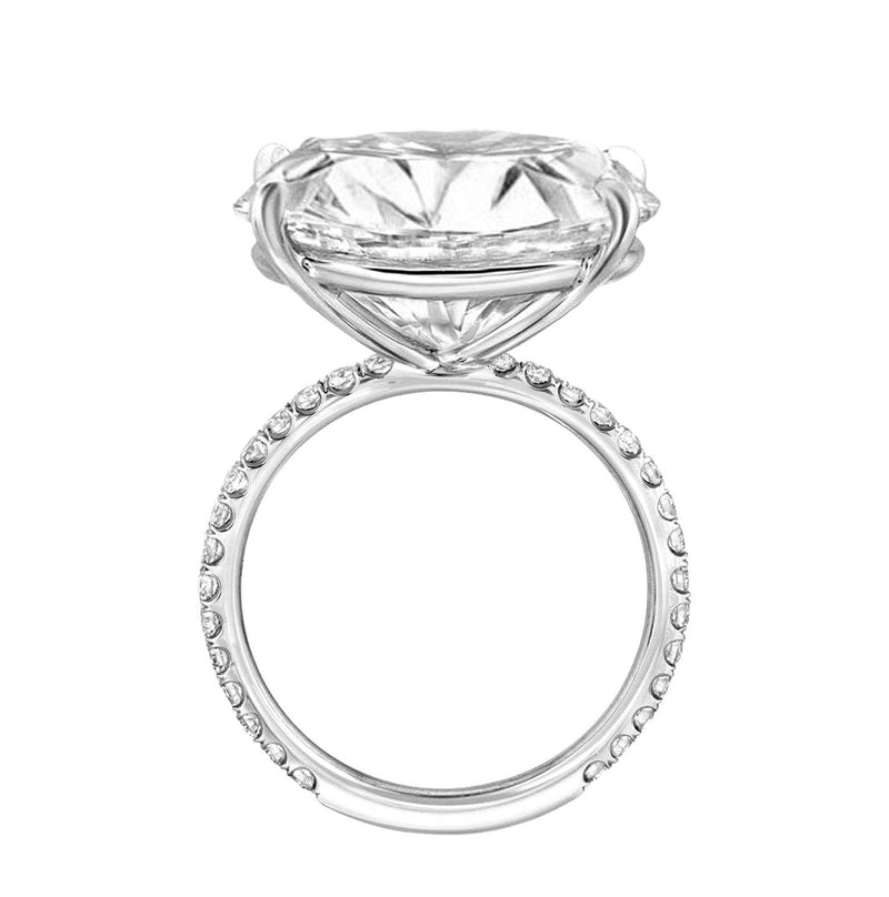 Verde 6ct IGI Certified Lab Grown Round Brilliant Cut Diamond Ring
