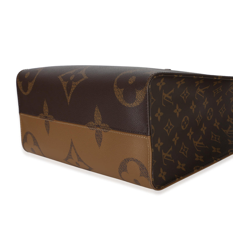 Louis Vuitton Coated Canvas Monogram Reverse  Onthego MM