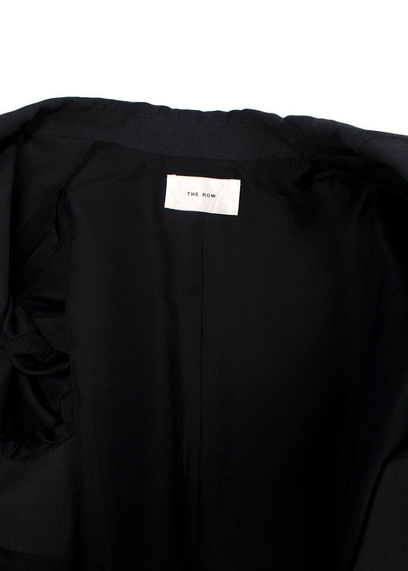 The Row Dark Grey Long Blazer