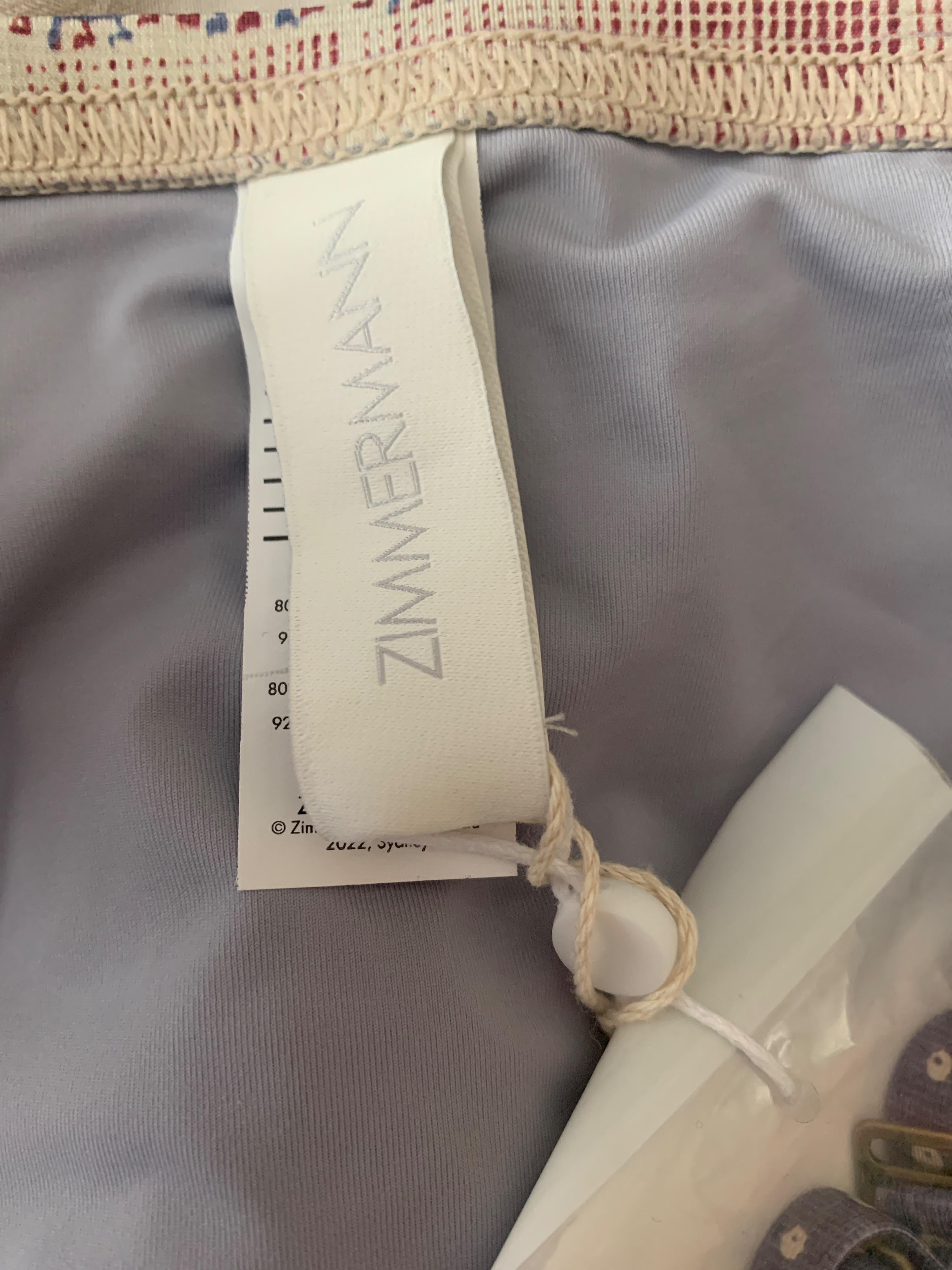 Zimmermann Vitali Scarf Tie One Piece Bathing Suit