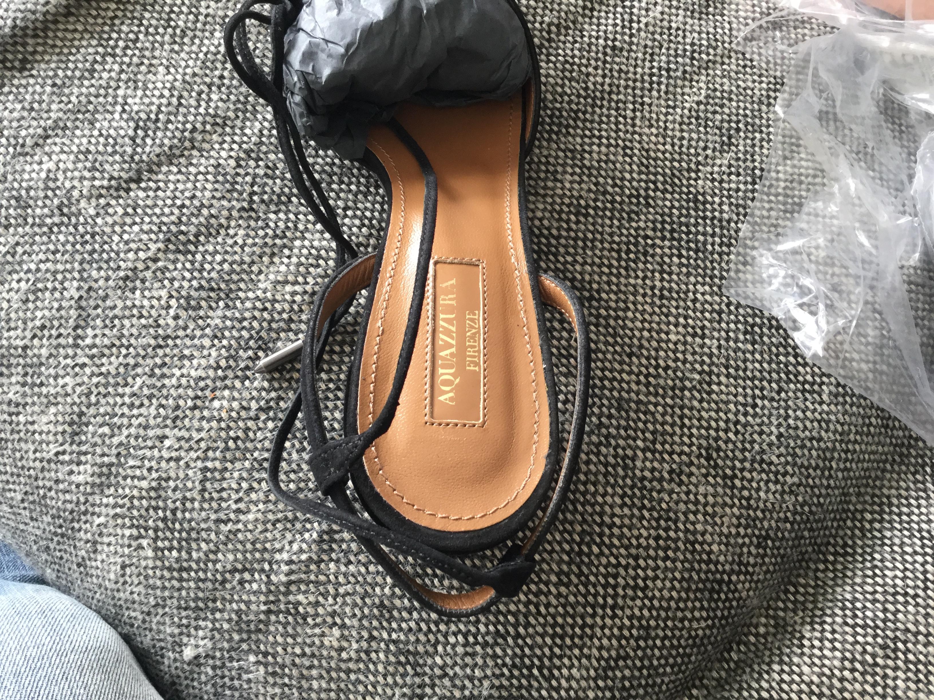 Aquazzura Monaco 50 Mid-Heel Sandals