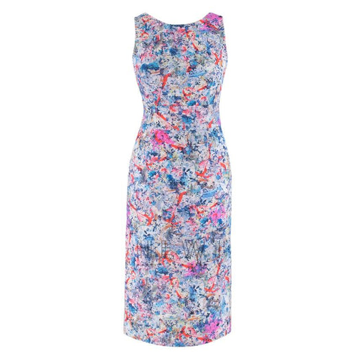 Erdem Floral Print Cut Out Midi Dress