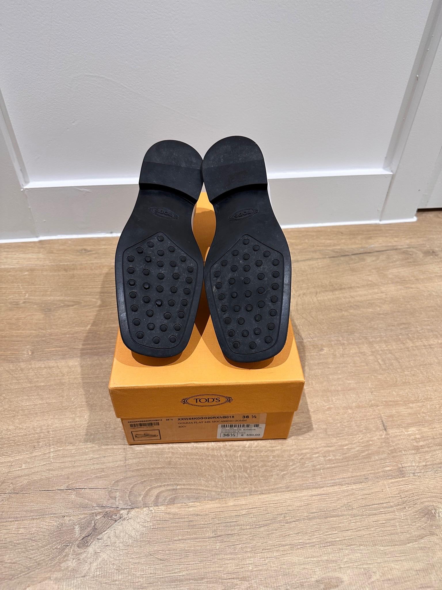 White Square Toe Penny Loafers