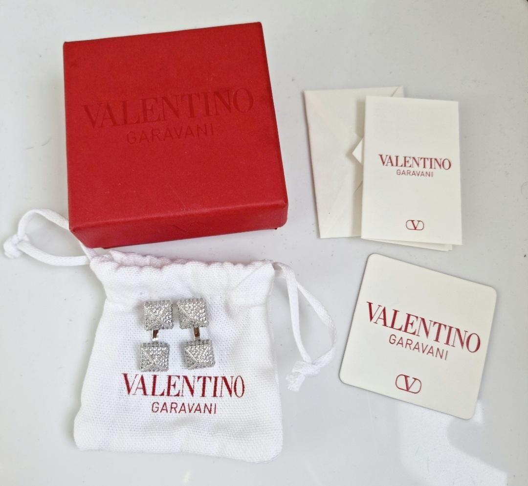 Valentino Crystal Rockstud Earrings