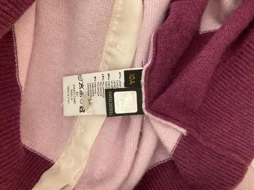 Fendi Kid's Pink Wool & Cashmnere Jumper