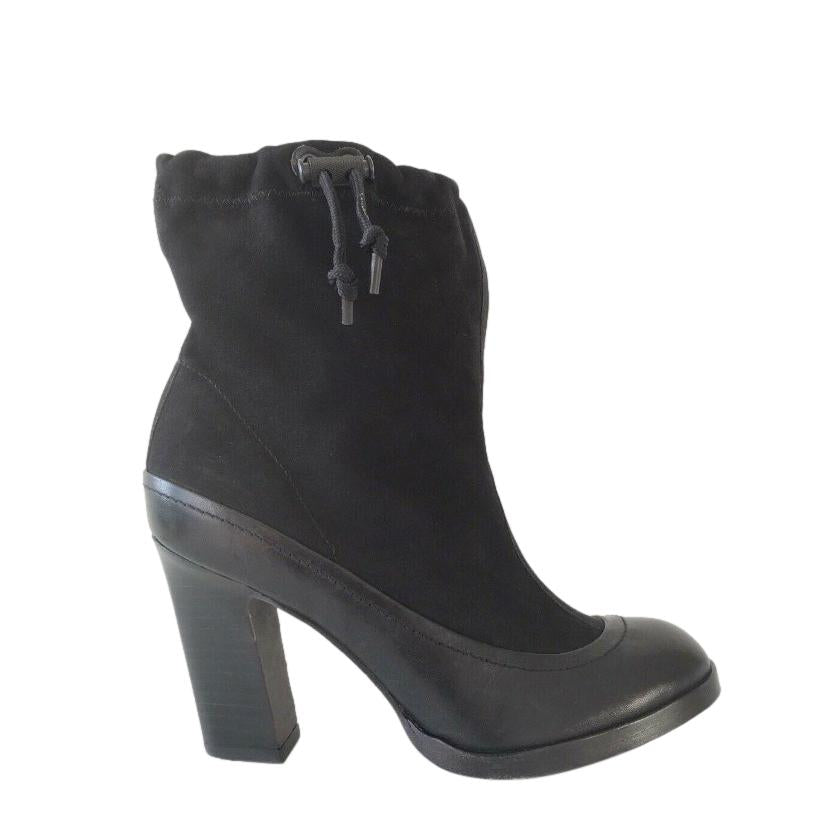 Rag & Bone Black Nubuck Holt Ankle Boots