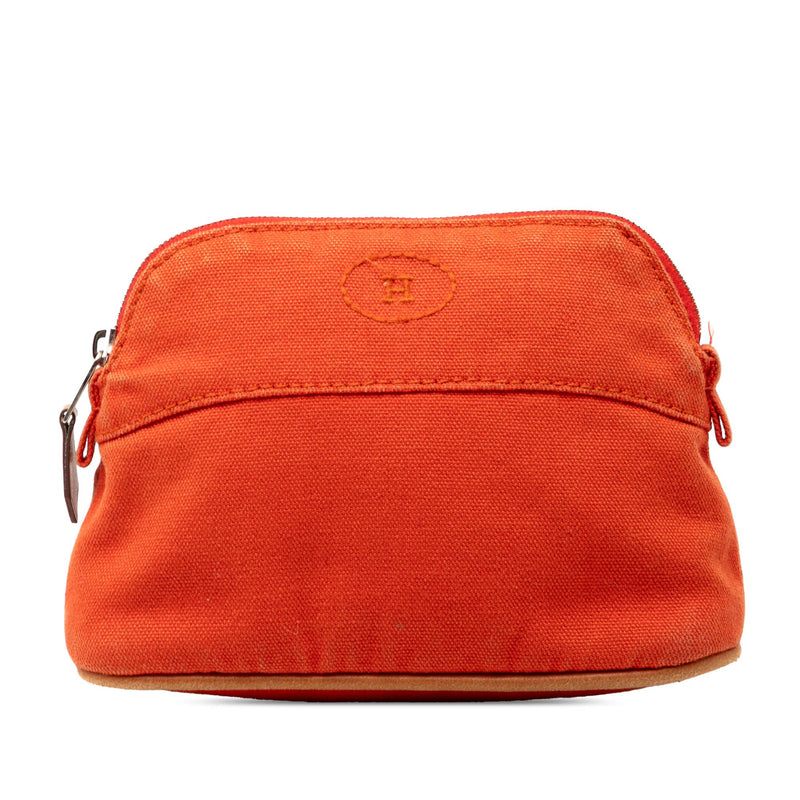 Hermes Orange Mini Toile Bolide Case