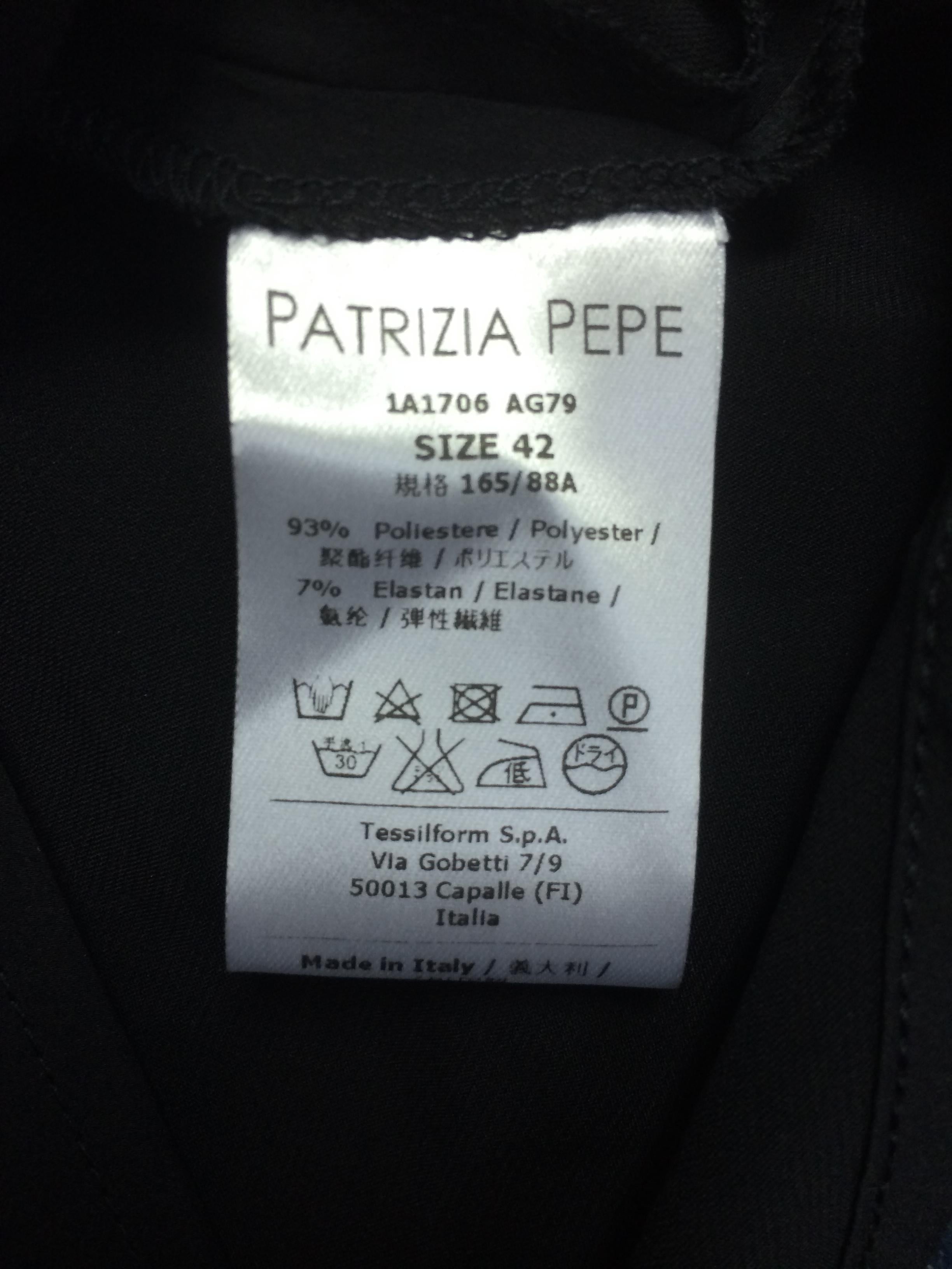 PATRIZIA PEPE Short Assymetrical Camisole Dress with Swarov
