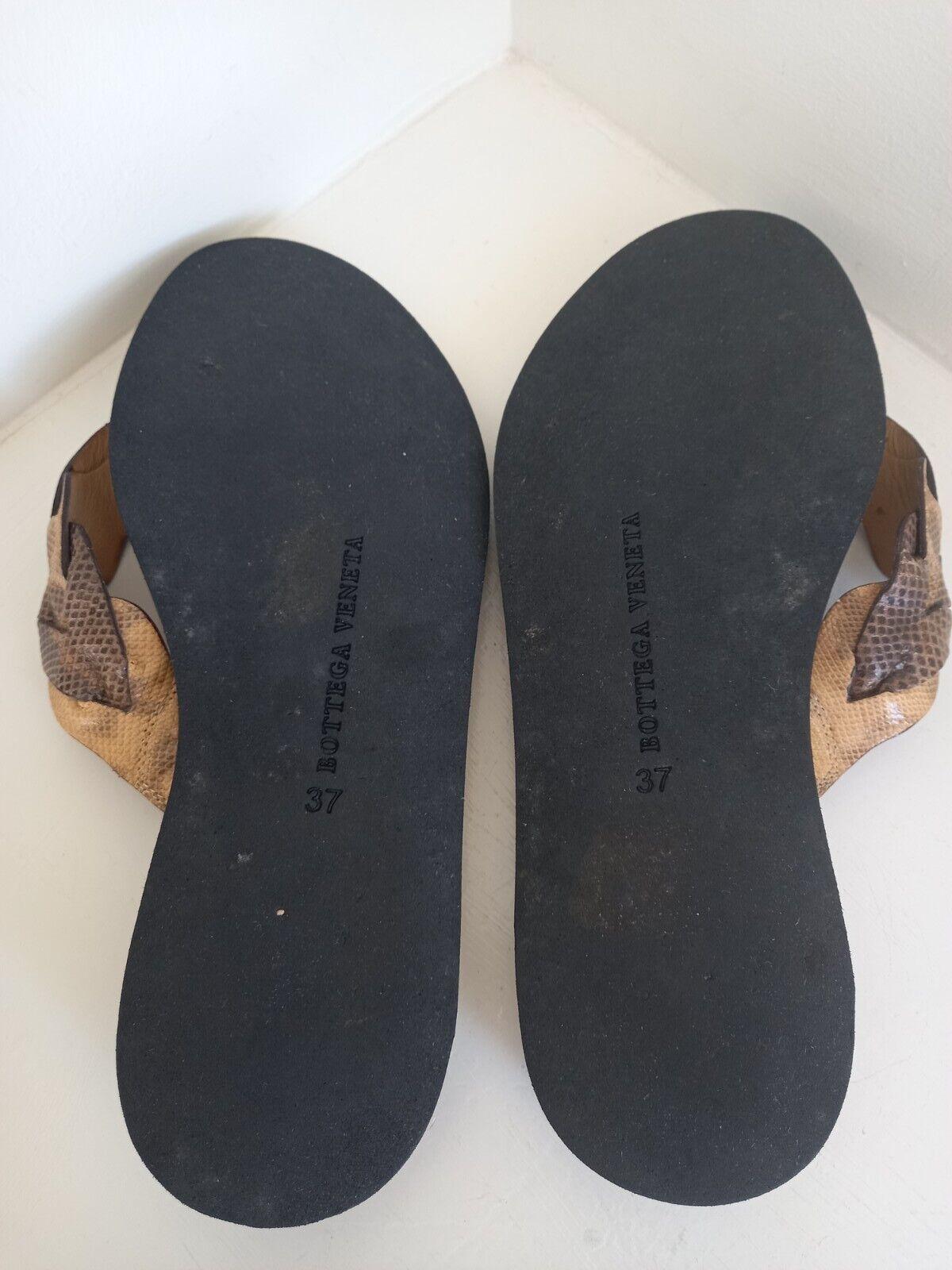 Karung Snakeskin Thong Sandals