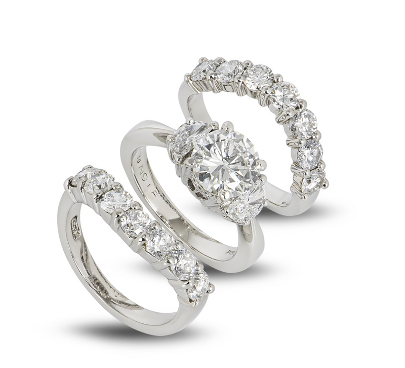 Platinum Diamond Bridal Set