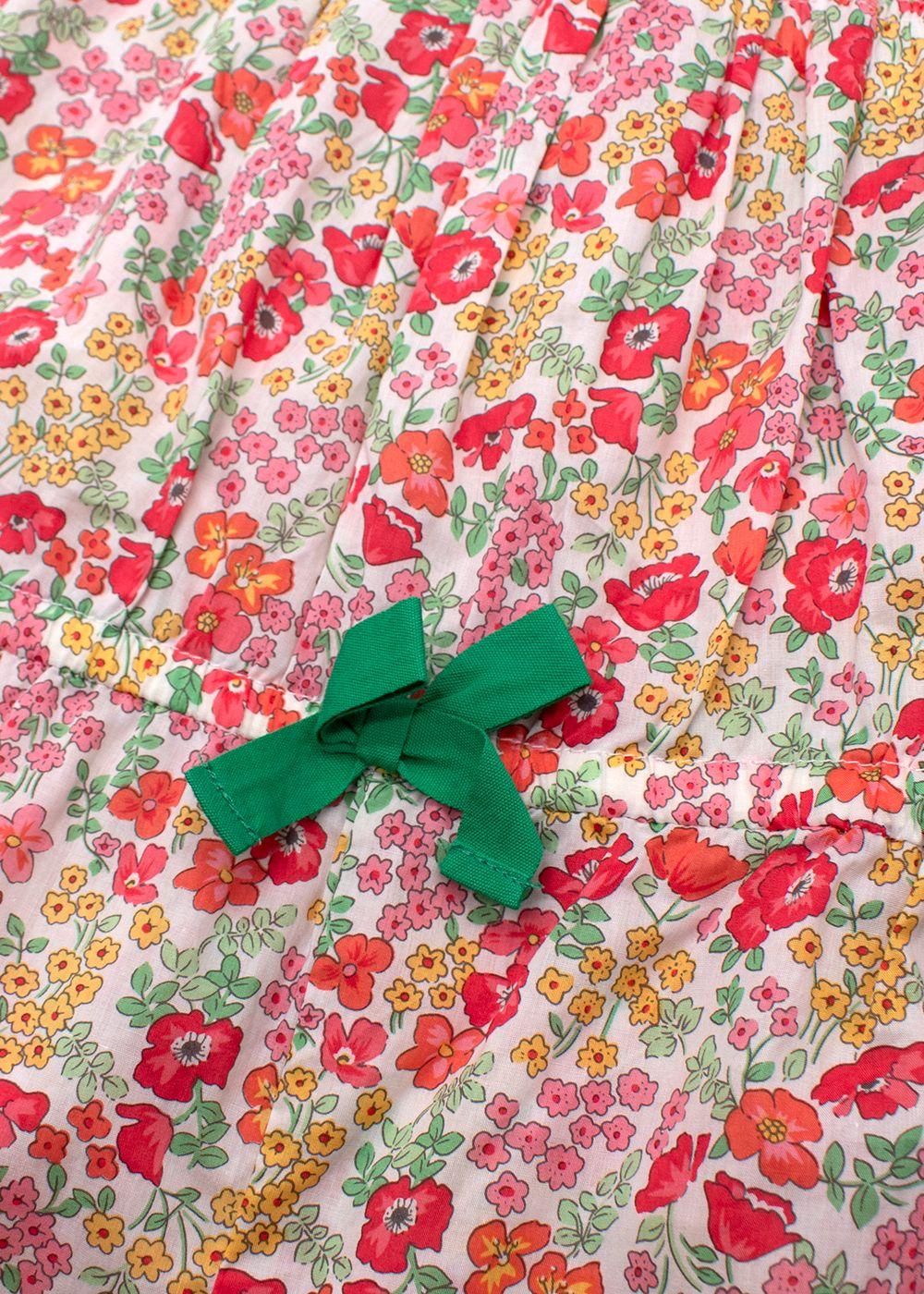 Jacadi Paris Kids Cotton Floral Playsuit