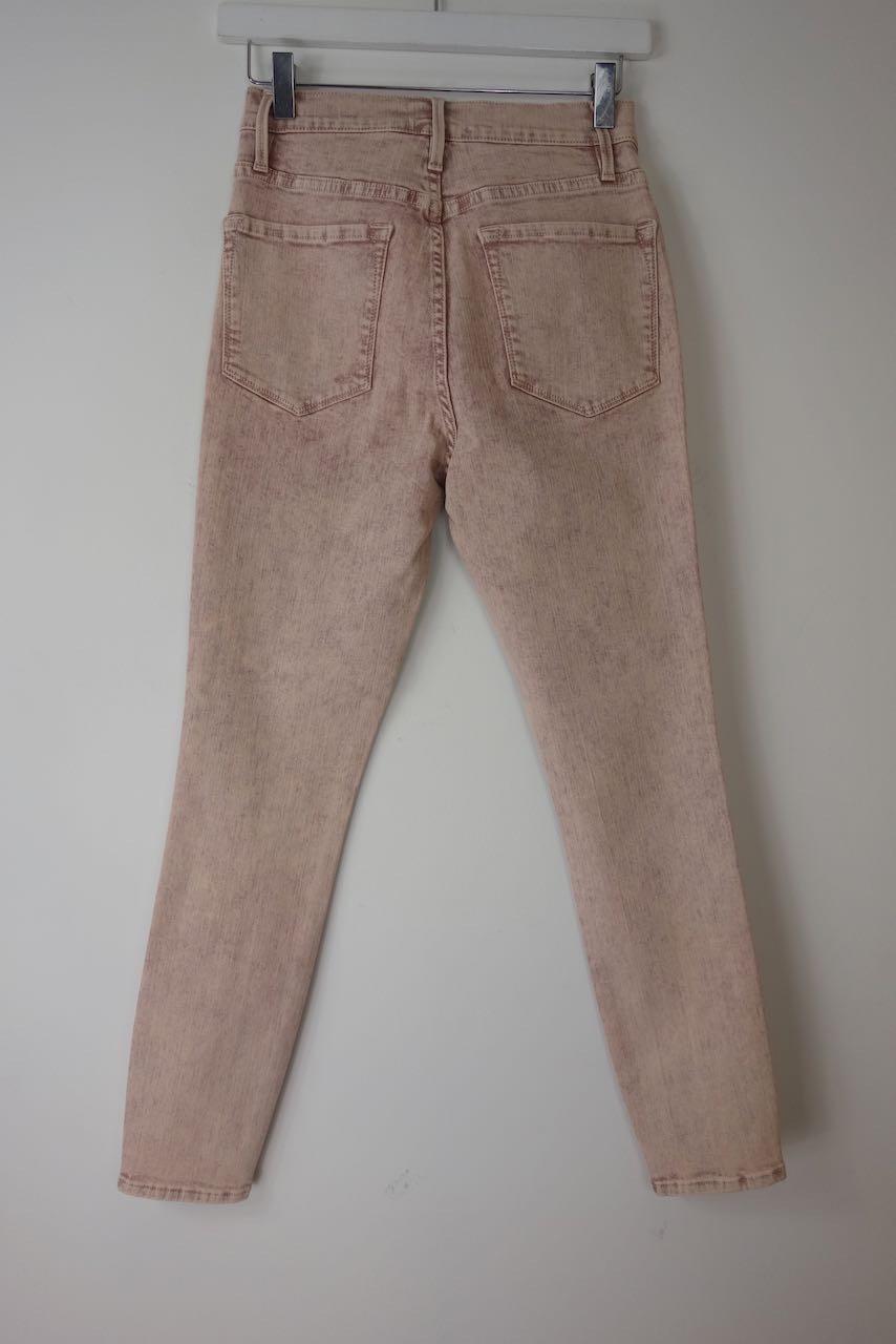Ali High Rise Blush Cigarette Jeans