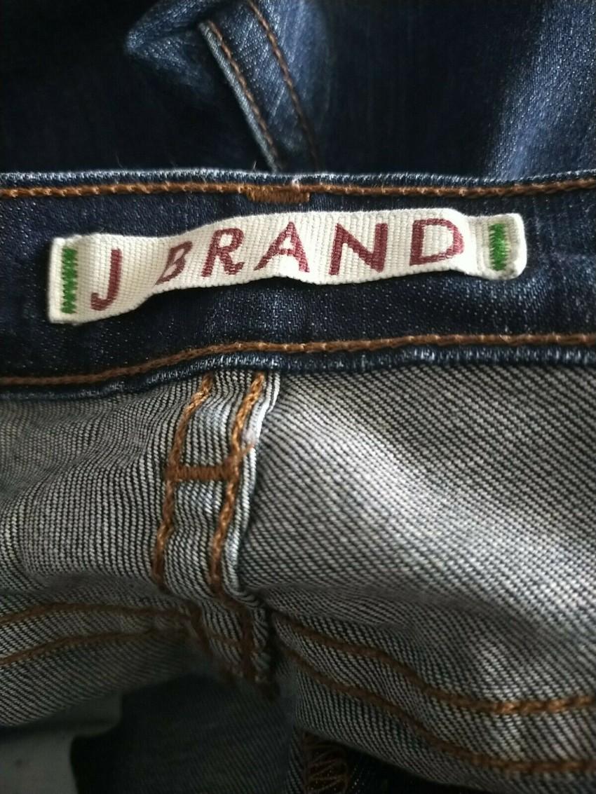 J Brand Blue Cropped Bootleg Jeans