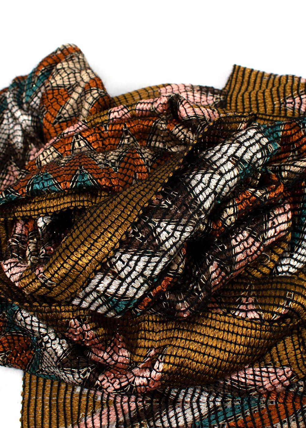 Missoni Multi-Colour Zigzag Scarf
