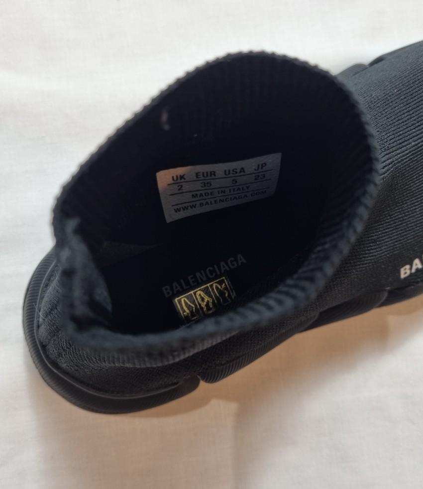 Balenciaga Black Speed 2.0 Knit Sock Sneakers