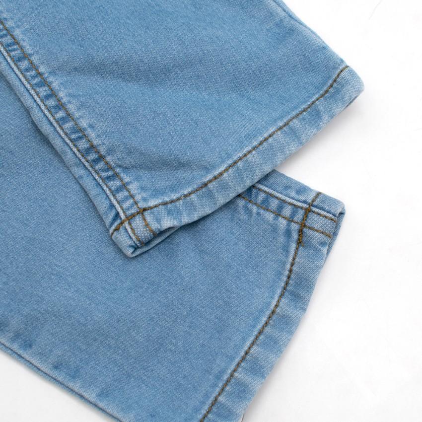 Petit Bateau Girl's Light Denim Jeans