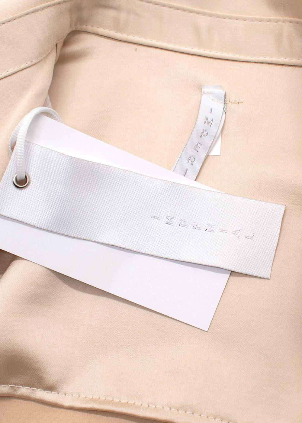Imperial Champagne Wrap Mini Dress