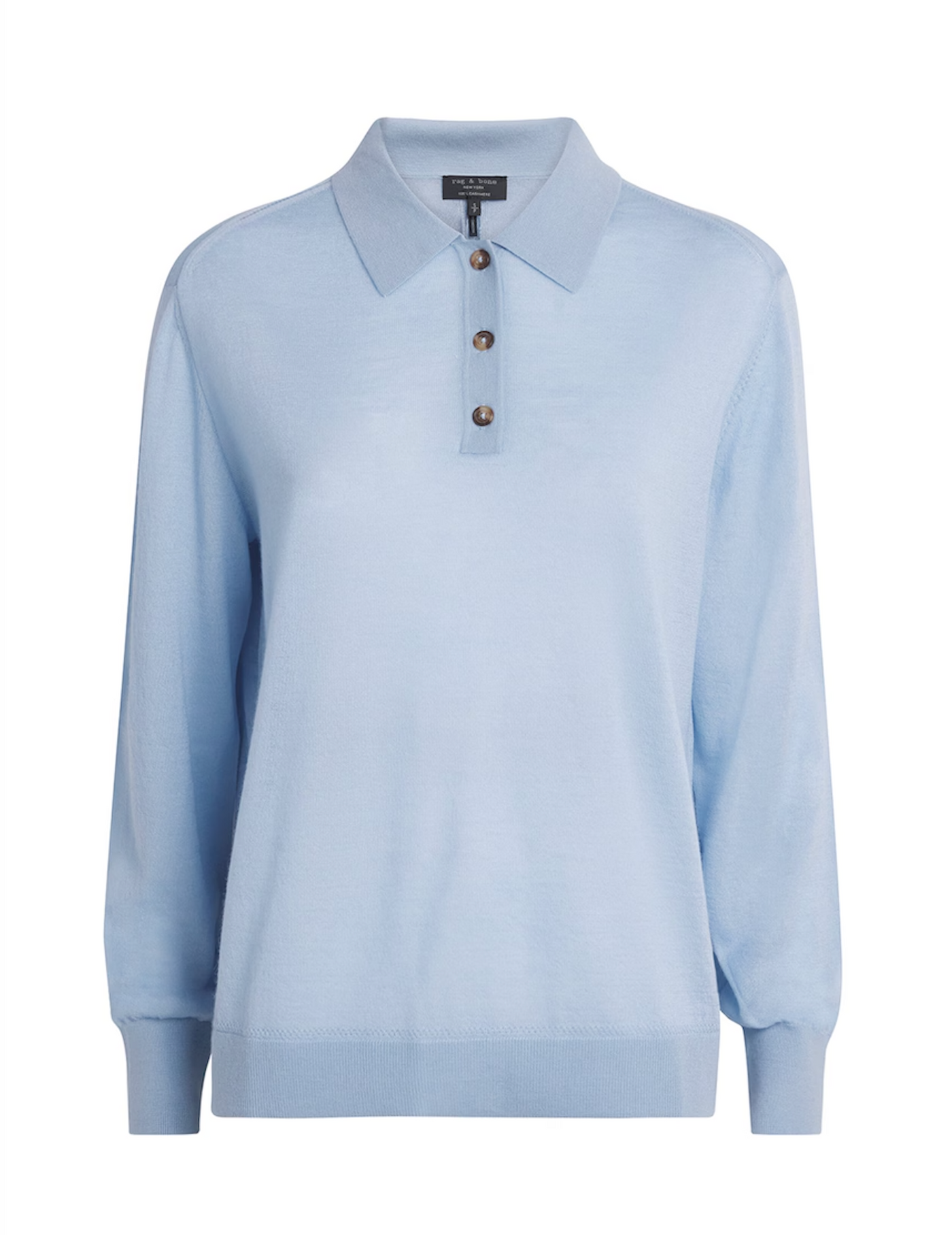Rag & Bone Cashmere Adeline Polo Sweater