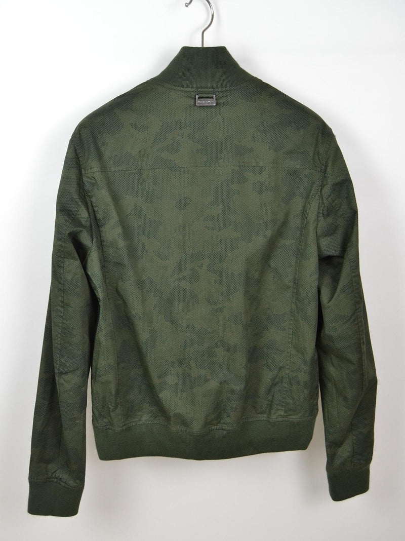 Green Camo Print Jacket