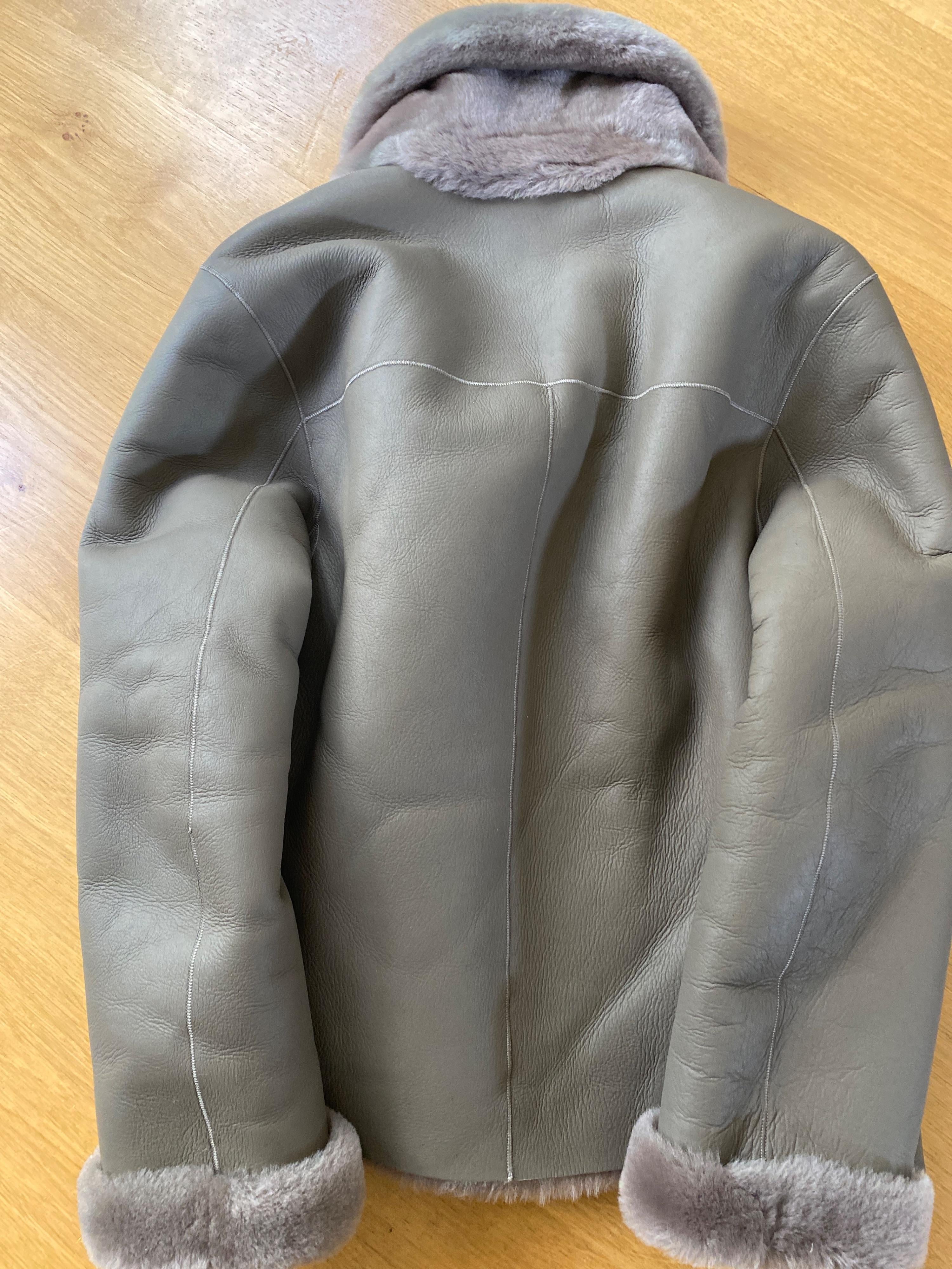 Calla Double Breasted Shearling Coat